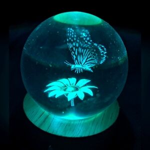 Butterfly Crystal USB Light